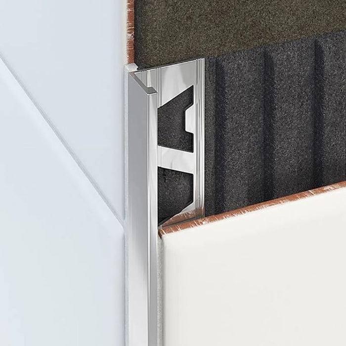 Aluminium Tile Trim – L Shape Bright Silver (3m Length)