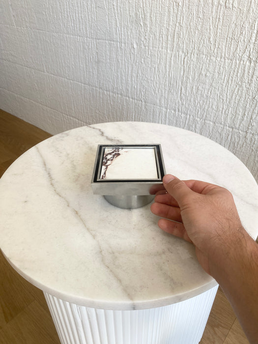 RENOX TILE-INSERT FLOOR WASTE - CHROME