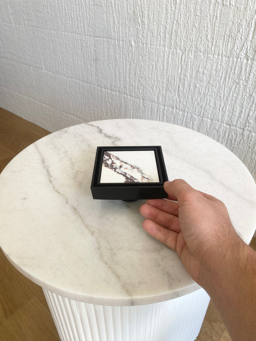 RENOX TILE-INSERT FLOOR WASTE - MATTE BLACK