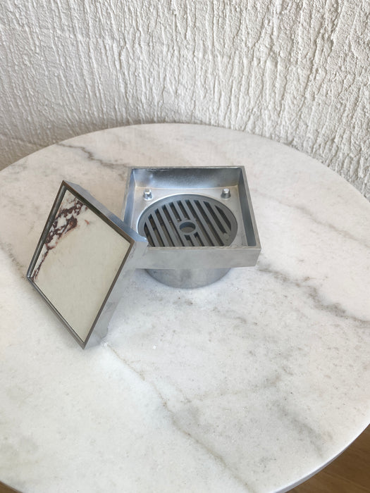 RENOX TILE-INSERT FLOOR WASTE - CHROME